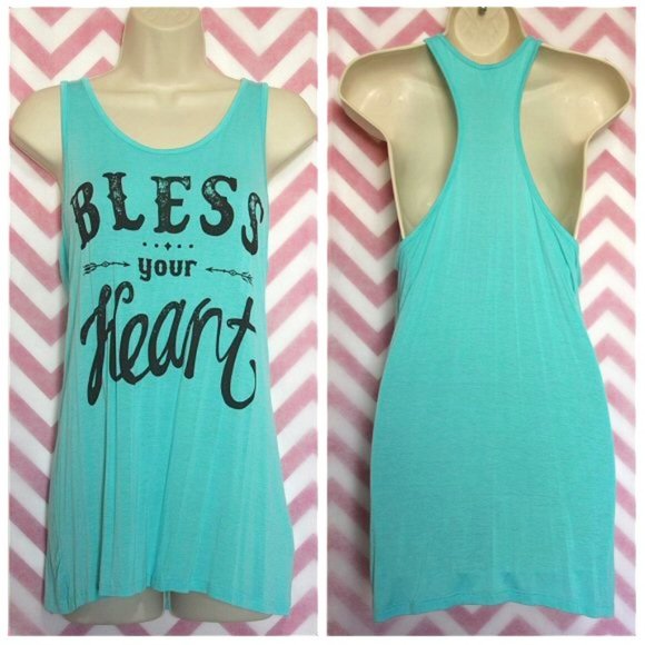 Colorbear Tops - Bless Your Heart Boutique Tank Size L